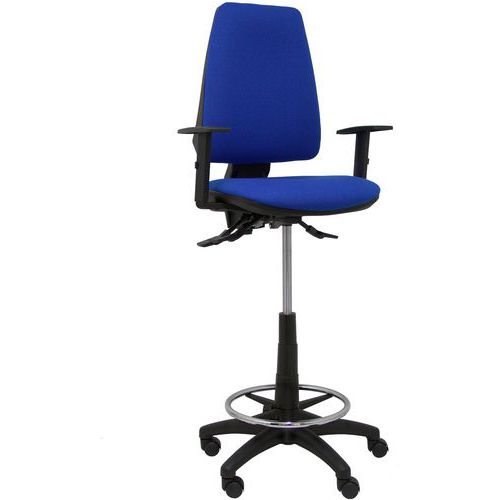 Sgabello Elche S - Braccioli regolabili, blu,,