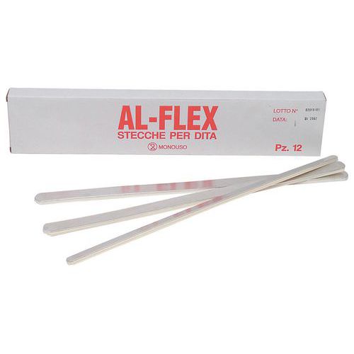 Stecca per frattura alluminio e spugna cm.48x1,