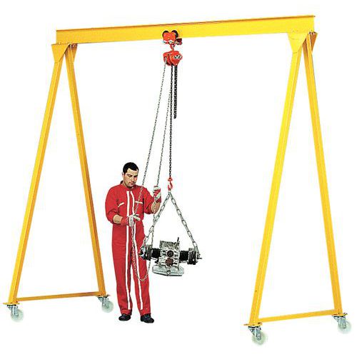 Gru A Portale Da Officina Portata Da 500 A 5 000 Kg Altezza 4 M Manutan Italia