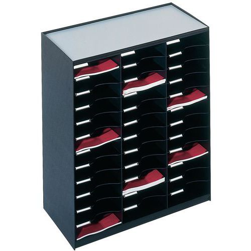 Modulo per classificazione 36 scomparti nero 803,