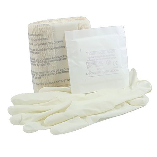 Cuscino emostatico per urgenze,