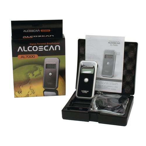 Etilometro digitale con boccagli igienici 105x50x18 mm,