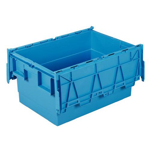 Contenitore da trasporto Integra blu 55 L - 600x400x300 mm,