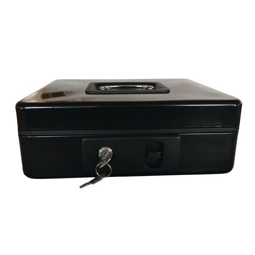 Cassetta per valuta con 3 scomparti - 25 cm,