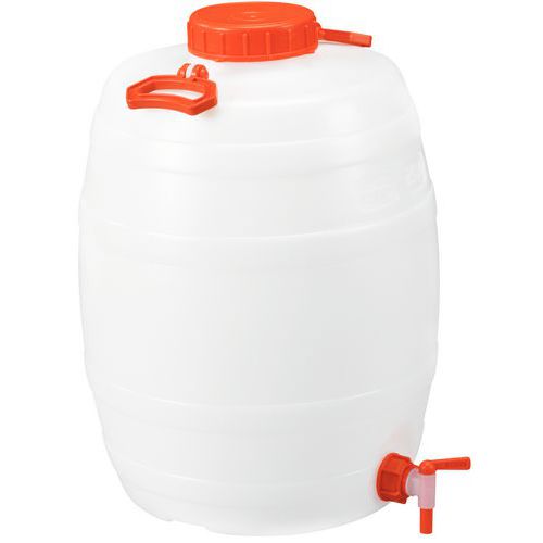 Plasticos Helguefer - Fusto con rubinetto in plastica 25 litros 