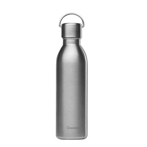 Bottiglia isotermica Active 600 mL inox spazzolato - Qwetch,