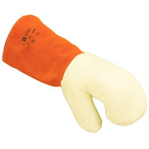 Muffole Anticalore 500 °C Colore:Arancione/Bianco Colore:Bia,