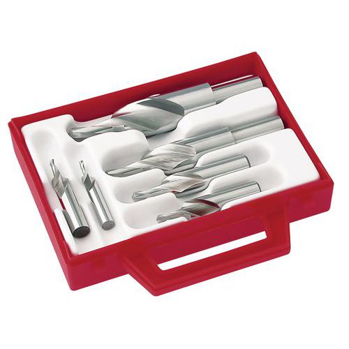 Serie Di 6 Punte A Gradini 90°,