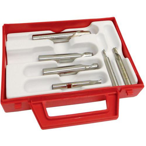 Serie Di 6 Frese Diritte Hss 8% al cobalto,