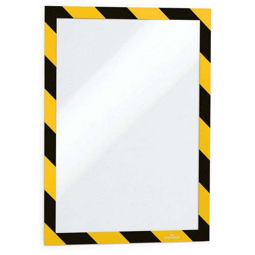 Duraframe® Security A4 adesiva giallo/nero,