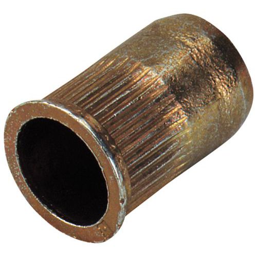 100 Rivetti Per Incastonatura TAFFLEURANTE ACIER M5,