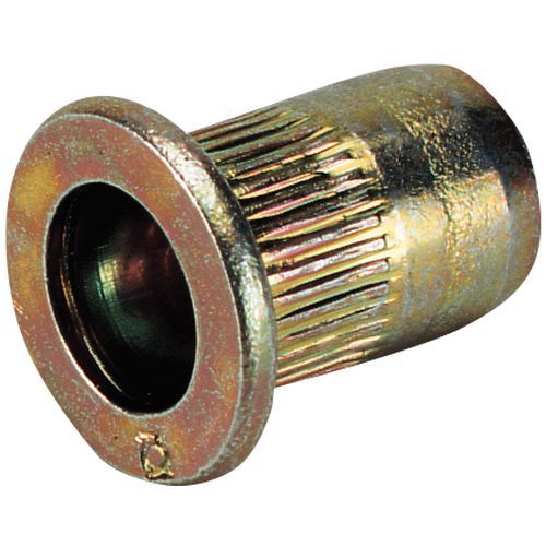 lotto Di 100 dadi Per Inca testa piatta acciaio M4,