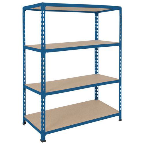 Scaffalatura Manutan Rapid 2 1980x915x455 blu - 4 ripiani,