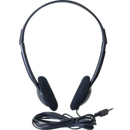 Cuffia stereo Eco Jack 3,5 mm nero,