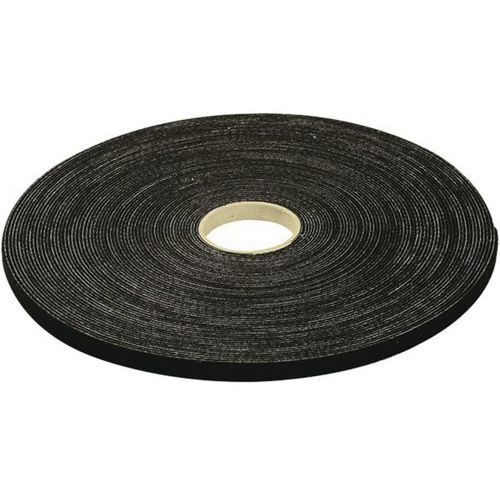 Nastro in velcro largh 15 mm / 10 m nero,