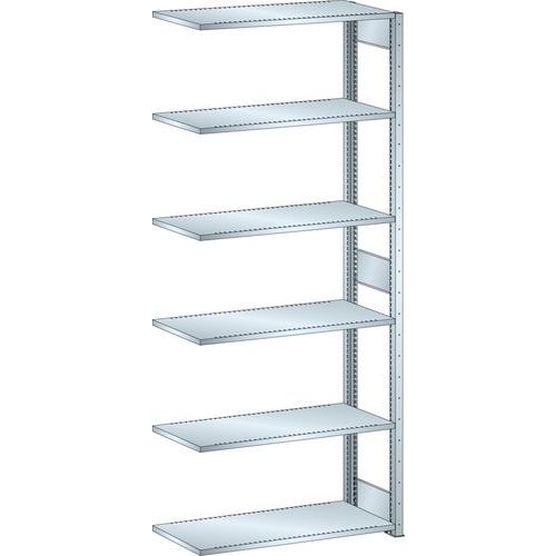 Scaffalatura galvanizzata elemento successivo 1000x400x2500 mm portata 160 Kg,