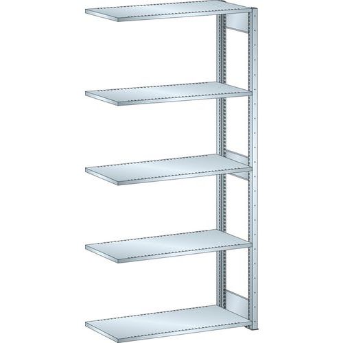 Scaffalatura galvanizzata elemento successivo 1000x500x2200 mm portata 160 Kg,