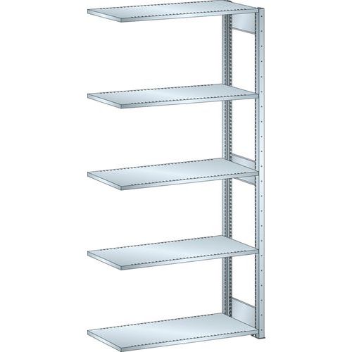 Scaffalatura galvanizzata elemento successivo 1000x600x2200 mm portata 220 Kg,