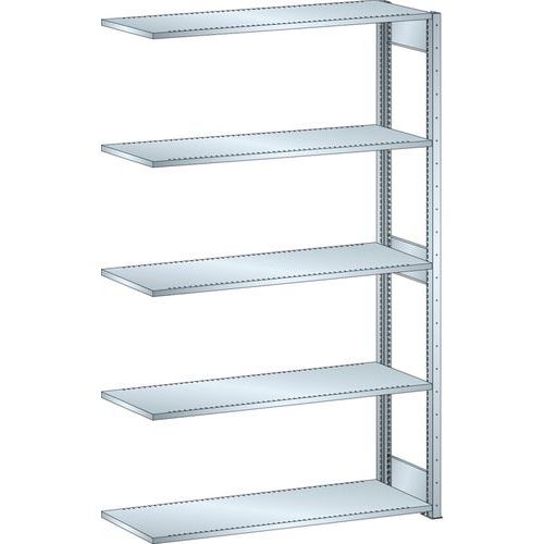 Scaffalatura galvanizzata elemento successivo 1300x600x2200 mm portata 160 Kg,