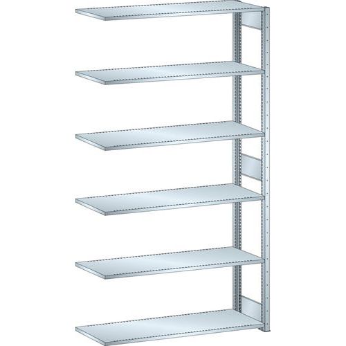 Scaffalatura galvanizzata elemento successivo 1300x600x2500 mm portata 160 Kg,