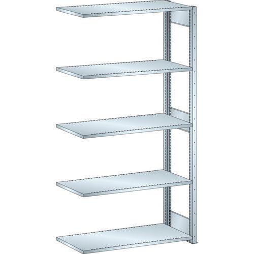 Scaffalatura galvanizzata elemento successivo 1000x400x2000 mm portata 160 Kg,