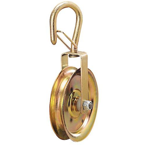 Puleggia libera per corda Ø 20 mm - Portata 160 kg,
