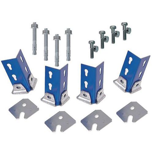 Kit di fissaggio al suolo - Piastra singola - Rapid 1,