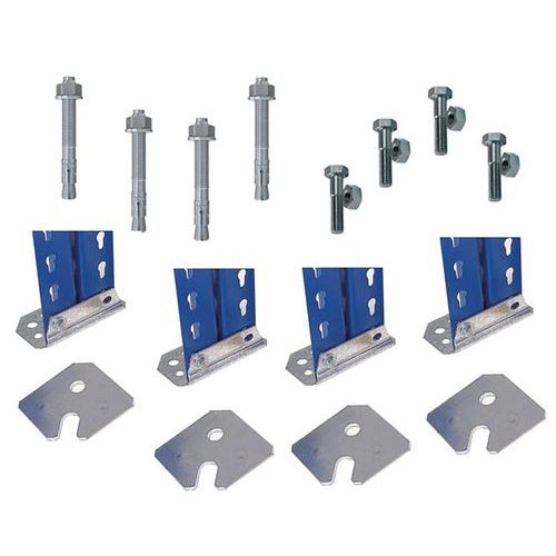 Kit di fissaggio al suolo - Piastra doppia - Rapid 1,