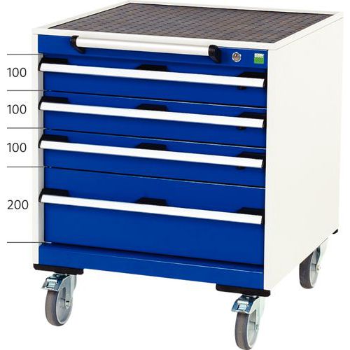 Cassettiera Mobile 4 Cassetti L650Xp650Xh780 mm,