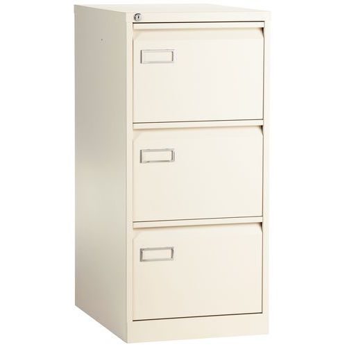 Classificatore cartelle sospese 3 cassetti beige Manutan,