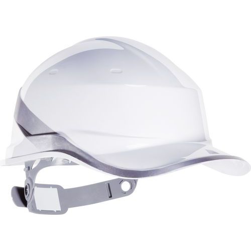 Casco Da Cantiere Baseball Colore:Bianco Materiale: ABS,