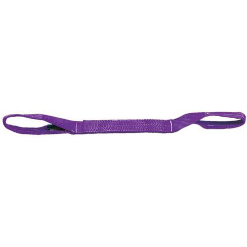 Imbracatura piatta Lungh. = 2 m Port. = 1000 kg Largh. = 30 mm - 2 fibbie rinforzate,