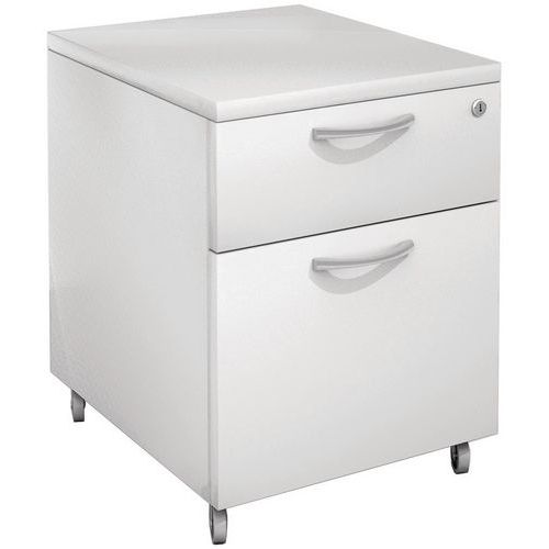 Cassettiera Mobile 2 Cassetti Grigio,