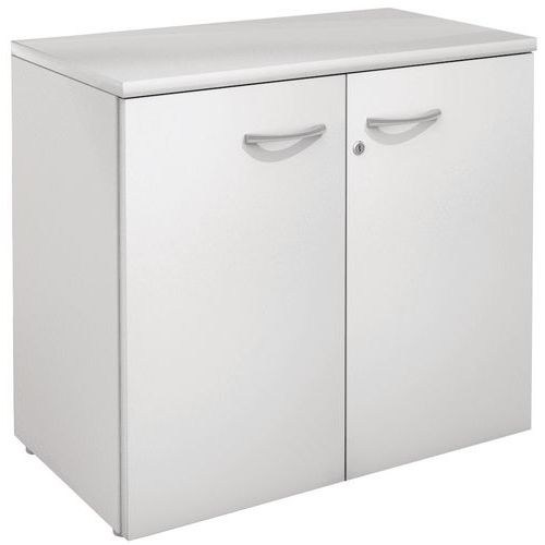 Armadio basso 2 ante grigio 80x48x72cm,