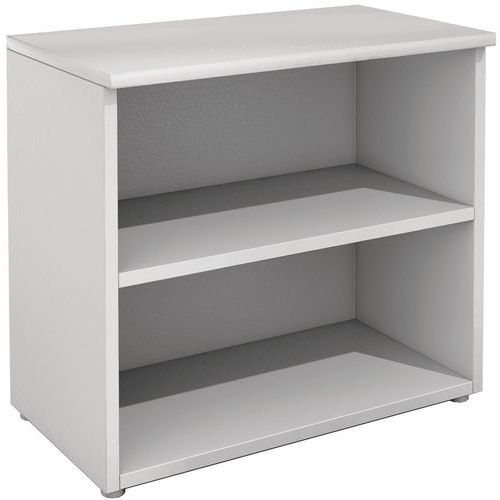 Libreria bassa grigia 80x46x72cm,