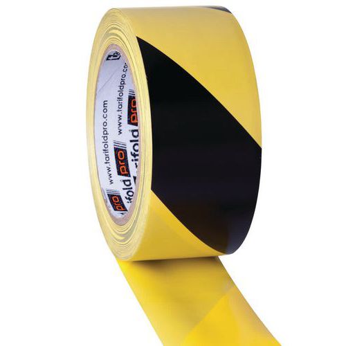 nastro segnalatore nero/giallo,