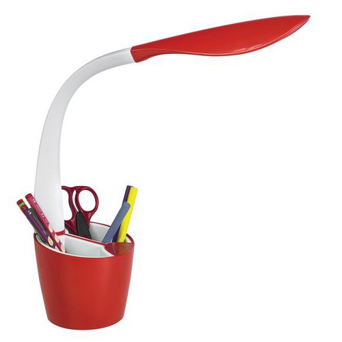 lampada led flower rosso,