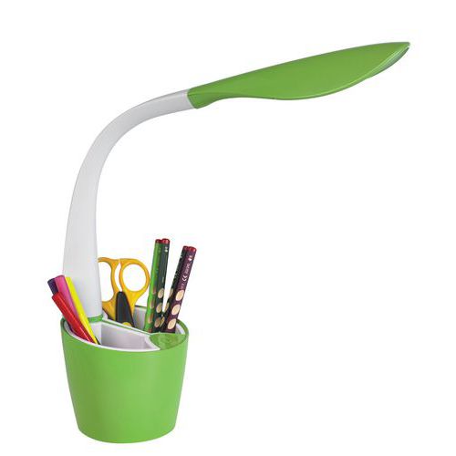 lampada led flower verde,