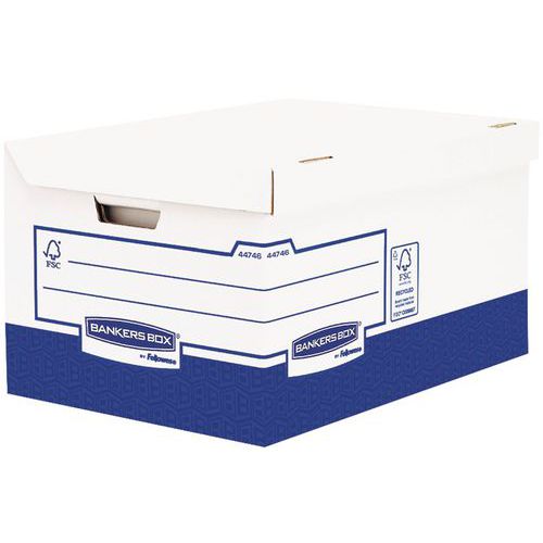 Contenitore per scatola per archivio Bankers Box imp pes A4+,