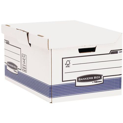 Contenitore per scatola per archivio Bankers Box autom A4+,