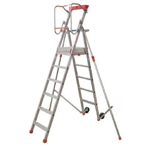 Piattaforma di lavoro - 6 gradini,