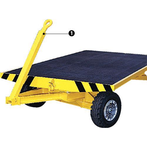 Timone Reversibile Per Rimorchio Portata: 2T,