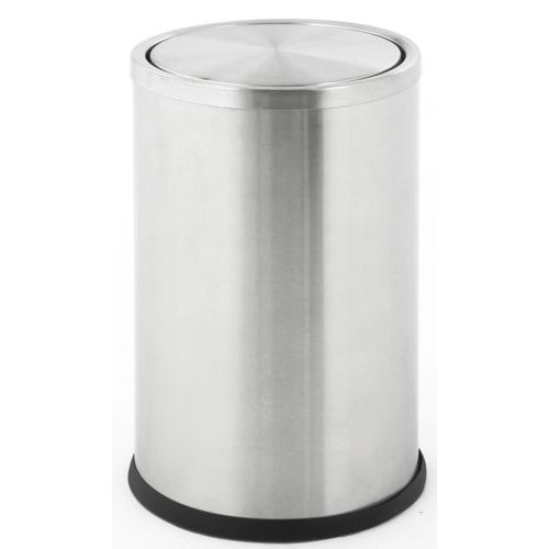 Cestino per carta Swing inox opaco/inox,