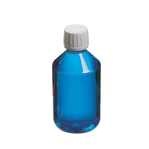 Flacone PET trasparente - 250 mL tappo con anello DIN 28,