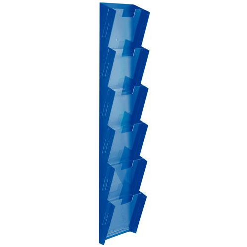 Espositore A Muro Shaula Blu 122X27X13 cm,