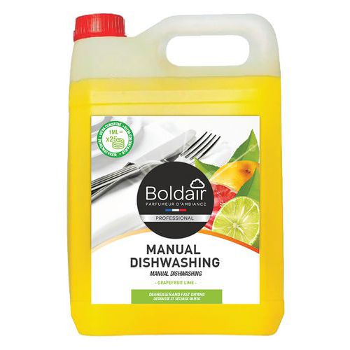 Detergente liquido stoviglie-Mango pompelmo/lime-5L-Boldair,