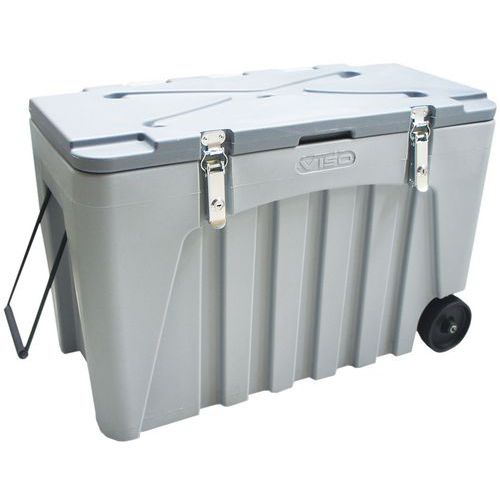 Cassa per uso industriale 104L con ruote,