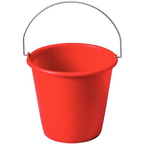 Secchio Cantiere 20 Litri Secchio Da Cantiere Toolland 20 Litri - Rotondo, Plastica Nera, Resistente E Versatile Secchio Nero - 5