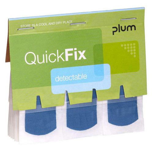 Ricarica di cerotti rilevabili per dita - QuickFix,