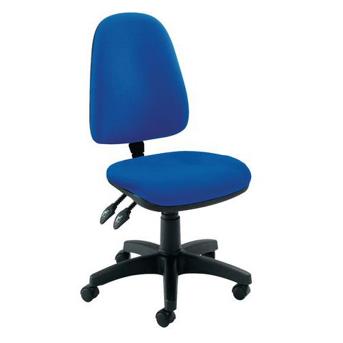 Sedia Key High Back Synchro Sedile H da 43 a 50 cm Col:Blu,